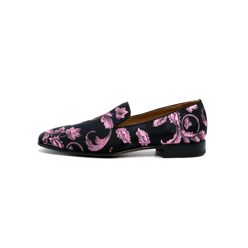 SIROLO - FIORI | Violet Silk loafer