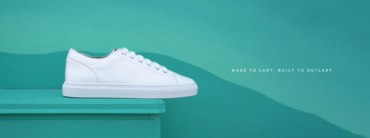INIZIO dress sneakers by Genaio, made by hand in Montegranaro, Italy. Made to last, built to outlast