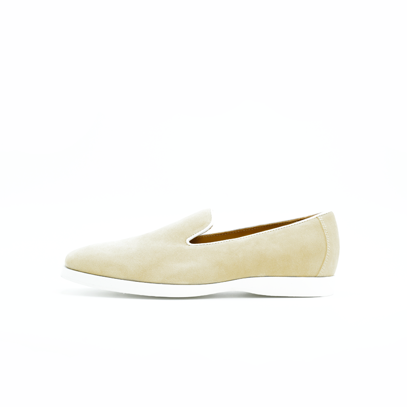VIALE | Sand Suede loafers