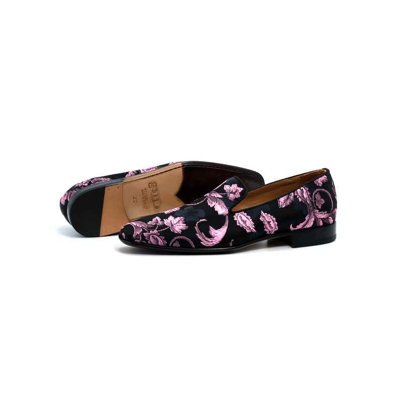 SIROLO - FIORI | Lila Silk loafer