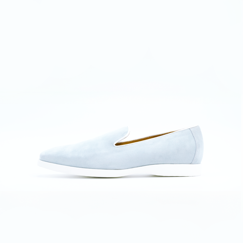 VIALE | Baby Blue Suede loafers